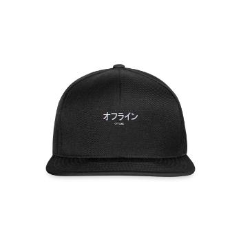 Hors ligne Otaku Vaporwave - Casquette snapback - noir/noir - Devant
