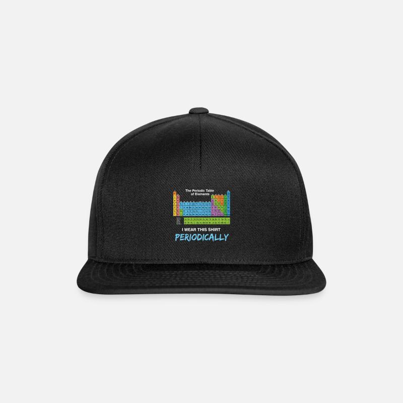 Periodic table - Snapback Cap - black/black