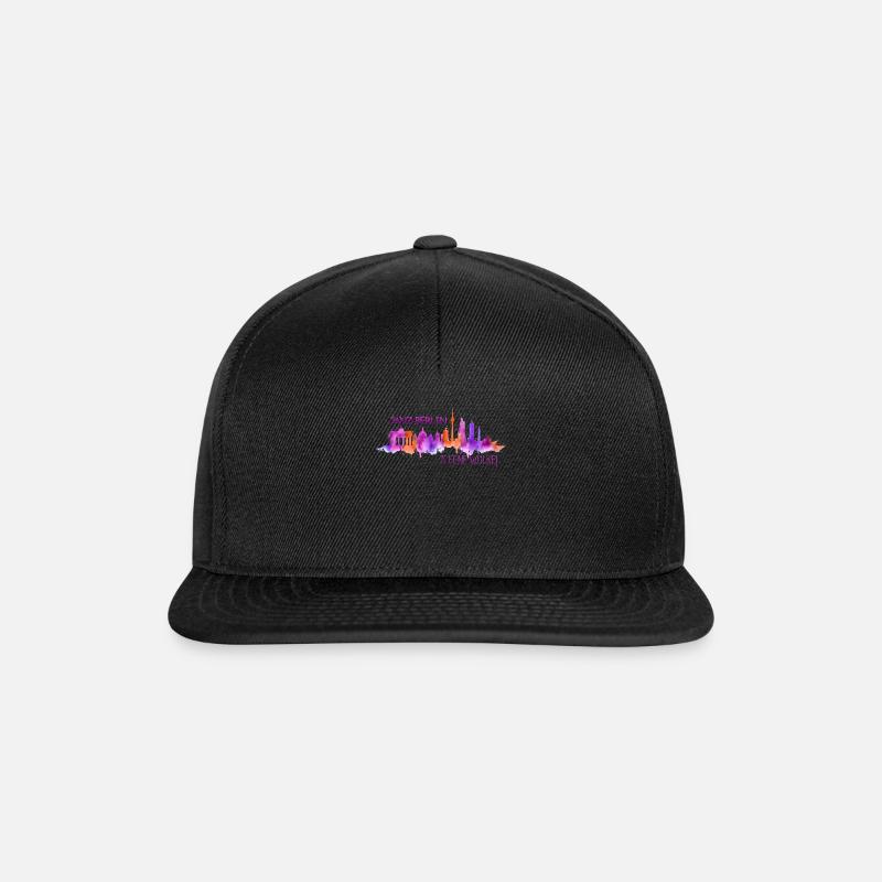 Skyline Berlin Janz Berlin is eene Wolke - Snapback Cap - Schwarz/Schwarz