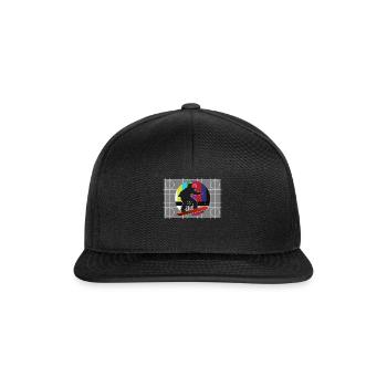 Signal de télévision snowboard - Casquette snapback - noir/noir - Devant