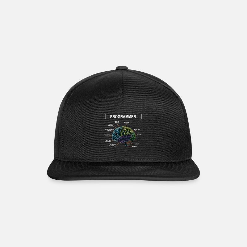 Programmeurs - Casquette snapback - noir/noir