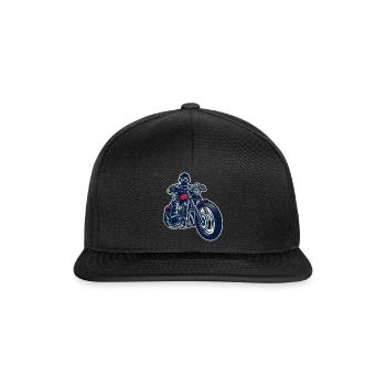 Moto rider moto - Casquette snapback - noir/noir - Devant