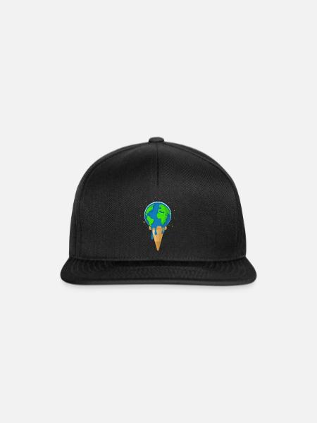 Klimaschutz - Snapback Cap - Schwarz/Schwarz