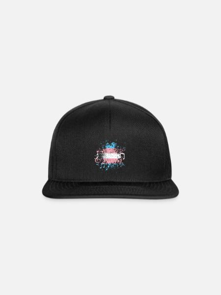 Transgender Musik - Snapback Cap - Schwarz/Schwarz