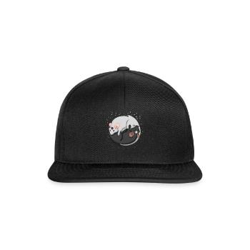 Year Of The Rat Kung Fu Yin Yang Rats Chinese New - Snapback Cap - black/black - Front