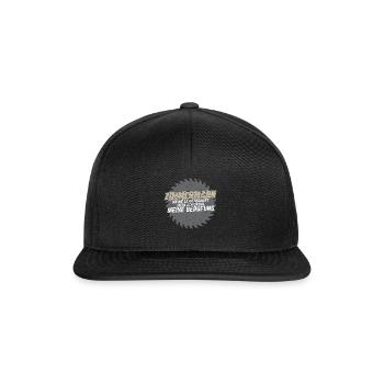 Zimmermann Leidenschaft Schicksal Berufung - Snapback Cap - Schwarz/Schwarz - Vorne