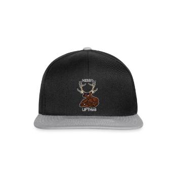 Brodolf Merry Liftmas - Casquette snapback - noir/gris - Devant