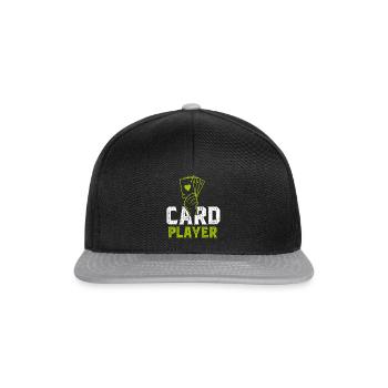 jeu de cartes - Casquette snapback - noir/gris - Devant