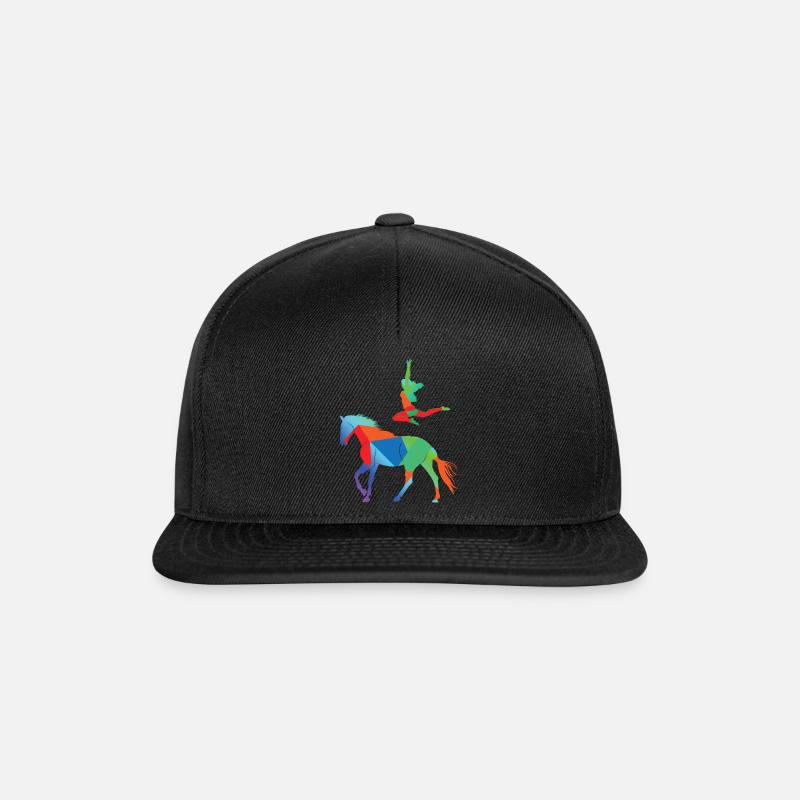 Voltigieren - Snapback Cap - Schwarz/Schwarz
