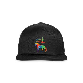 Voltigieren - Snapback Cap - Schwarz/Schwarz - Vorne