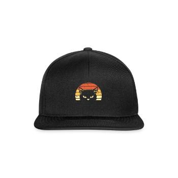 cat - Snapback Cap - black/black - Front