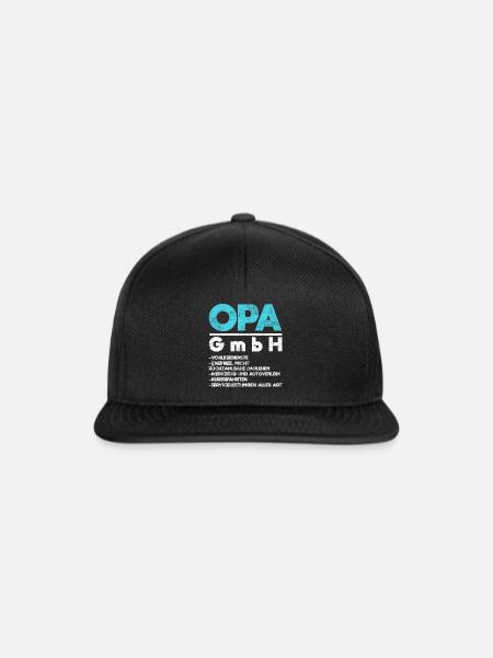 Opa GMBH - Snapback Cap - Schwarz/Schwarz