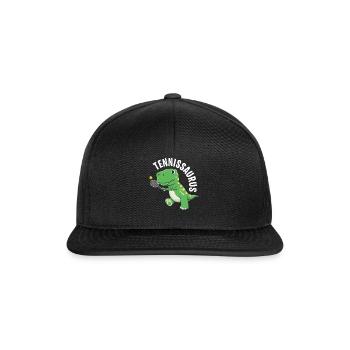 Tennis - Snapback Cap - Schwarz/Schwarz - Vorne