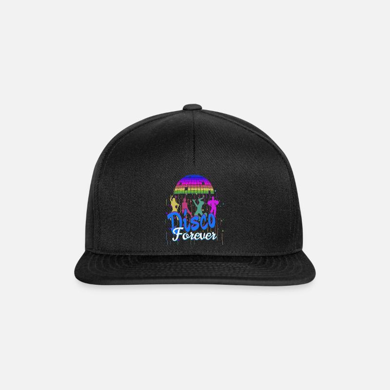 Disco Forever - Snapback Cap - Schwarz/Schwarz