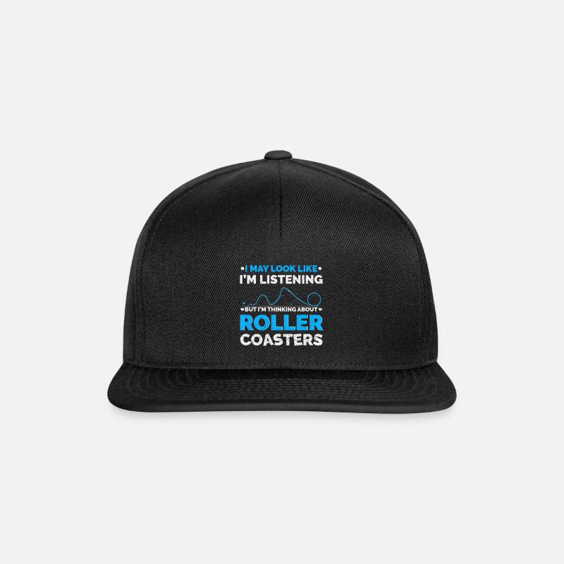 roller coaster - Snapback Cap - black/black