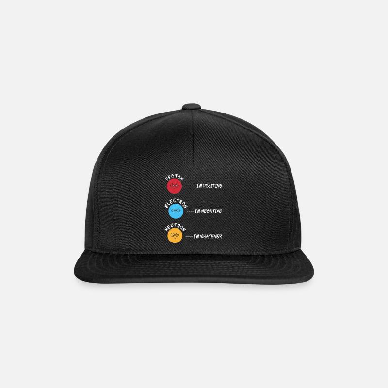 Proton Elektron Neutron - Snapback Cap - Schwarz/Schwarz