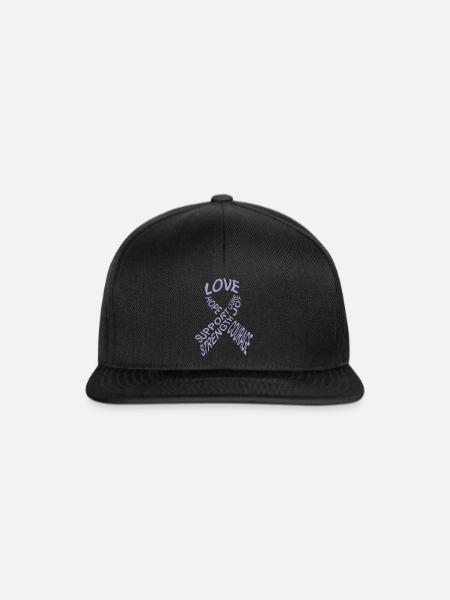 Krebs Chemo Geschenk - Snapback Cap - Schwarz/Schwarz
