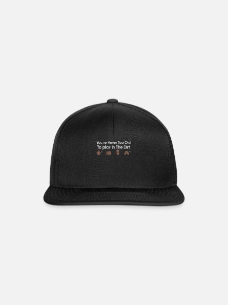 Garten - Snapback Cap - Schwarz/Schwarz