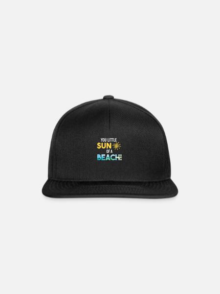 urlaub - Snapback Cap - Schwarz/Schwarz