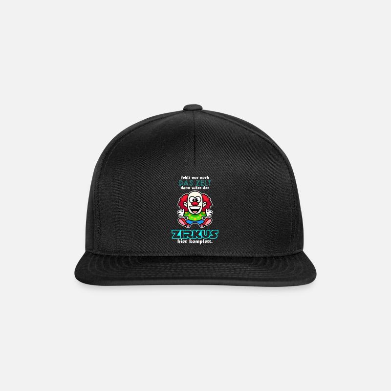 Kompletter Zirkus - Snapback Cap - Schwarz/Schwarz