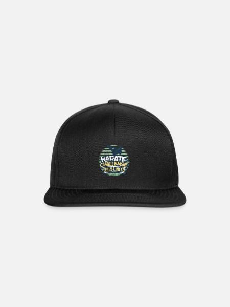 Karate - Snapback Cap - Schwarz/Schwarz