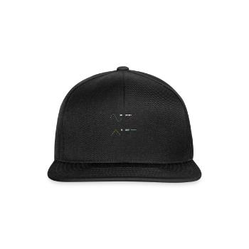 Synthesizer Analog Drumsounds Audio Wellenform - Snapback Cap - Schwarz/Schwarz - Vorne