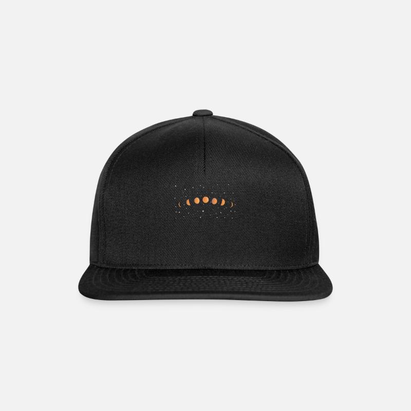 Lune - Casquette snapback - noir/noir