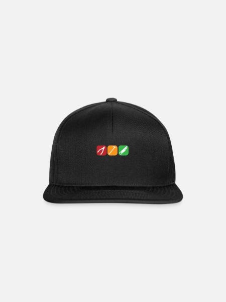Heimwerker - Snapback Cap - Schwarz/Schwarz
