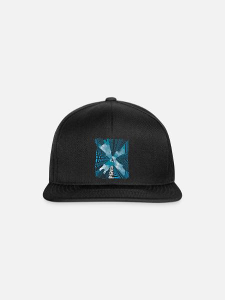 Parkour Skyline - Snapback Cap - Schwarz/Schwarz