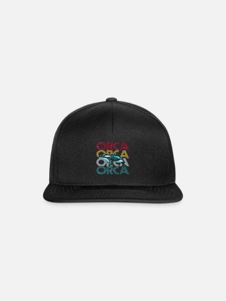 Orca - Snapback Cap - Schwarz/Schwarz