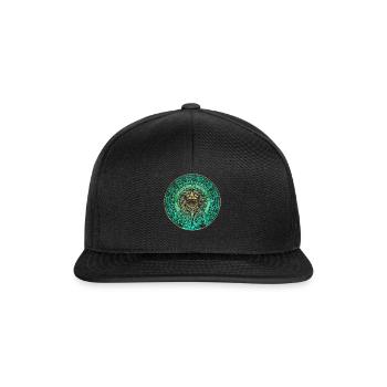 Calendrier Aztèque Maya Aztèque Mexique - Casquette snapback - noir/noir - Devant