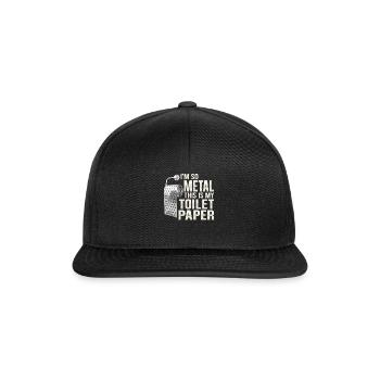 Metal Musique Heavy Metal Black Metal Death Metal - Casquette snapback - noir/noir - Devant