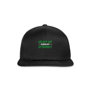 Geloof Me Ik Ben Een Rotterdammert Rotterdam Flag - Snapback Cap - black/black - Front