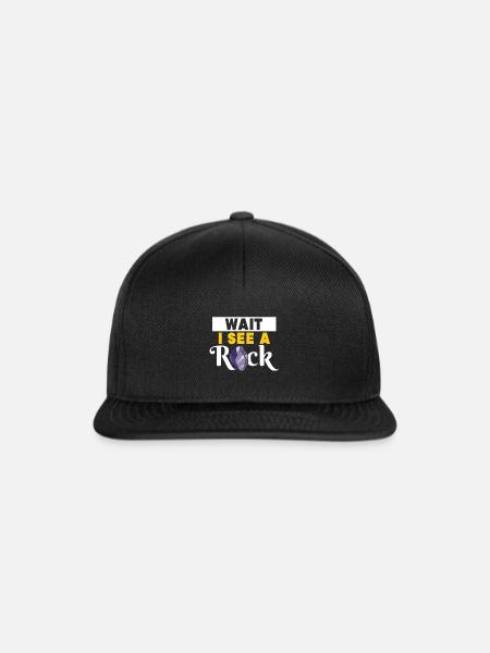 Edelstein - Snapback Cap - Schwarz/Schwarz