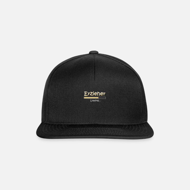 Erzieher Ausbildung - Snapback Cap - Schwarz/Schwarz