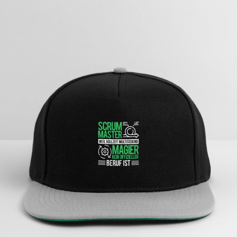 Docker Scrum Master Software Coding Geschenk Snapback Cap