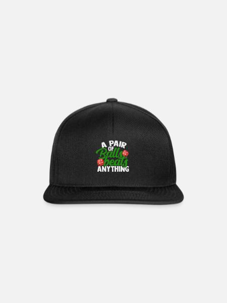 Poker - Snapback Cap - Schwarz/Schwarz