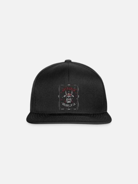 Fa La La La Valhalla Wikinger Ugly Christmas - Snapback Cap - Schwarz/Schwarz