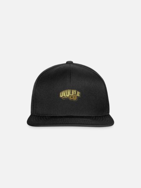 ukulele - Snapback Cap - Schwarz/Schwarz