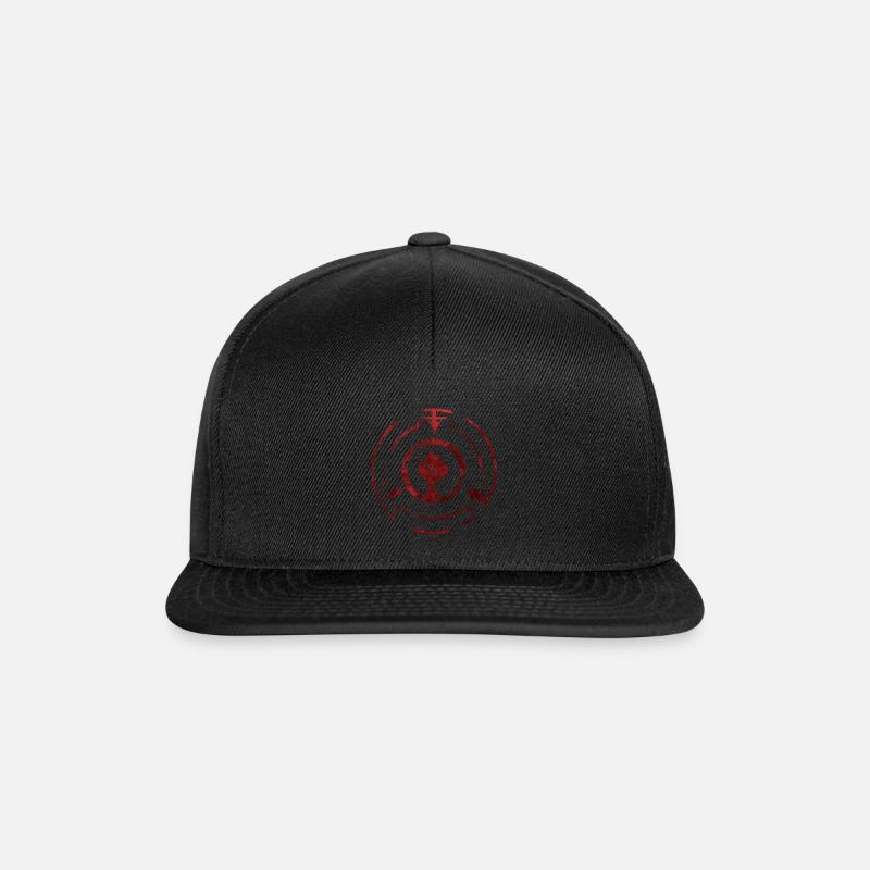 SCP MTF-Symbol - Snapback Cap - Schwarz/Schwarz