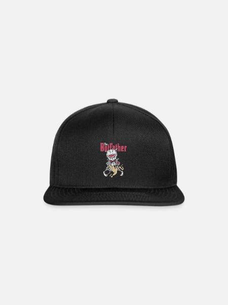 Botfather Robot Robot Gifts - Snapback Cap - black/black