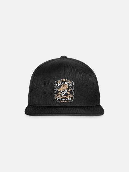 Zimmermann - Snapback Cap - Schwarz/Schwarz