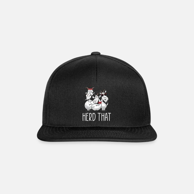 Chèvre - Casquette snapback - noir/noir