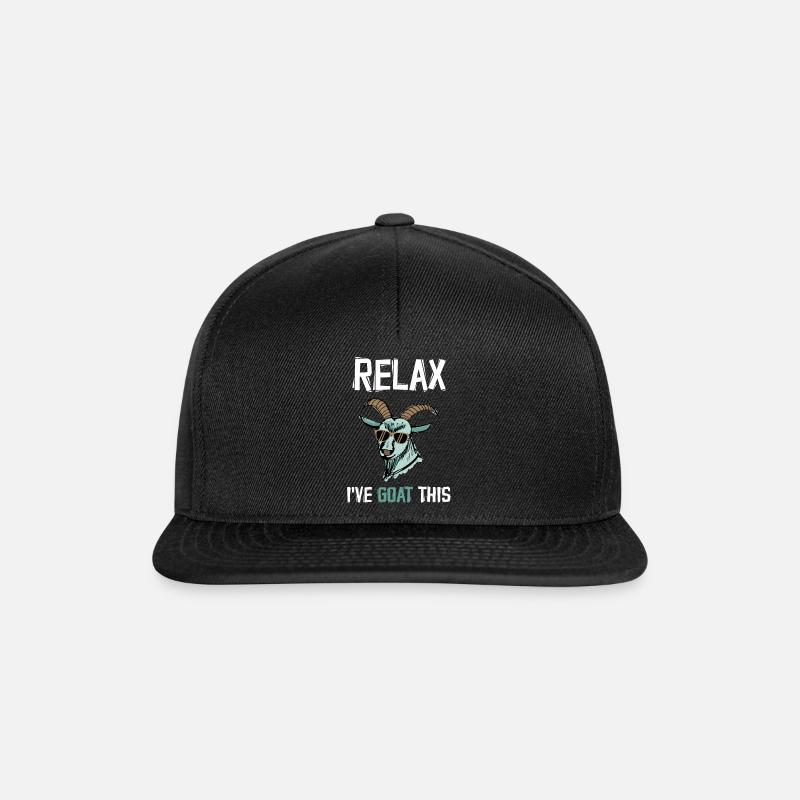 Goat goat - Snapback Cap - black/black