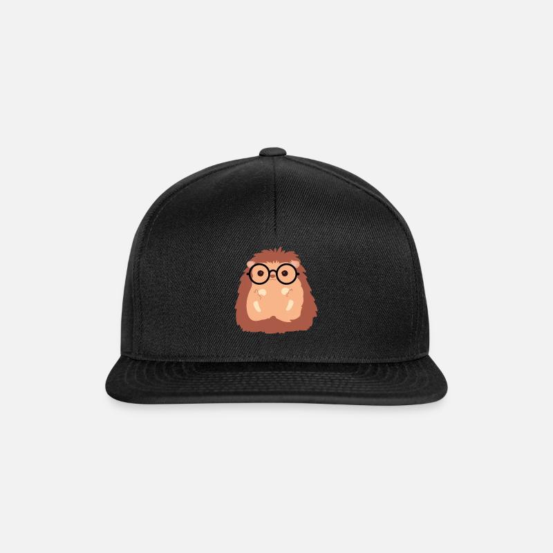 Igel - Snapback Cap - Schwarz/Schwarz