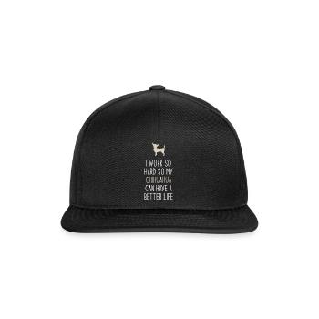 Chihuahua - Snapback Cap - Schwarz/Schwarz - Vorne