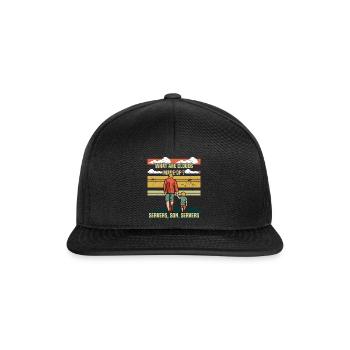 Programmeur Papa - Clouds Server Fils - Casquette snapback - noir/noir - Devant