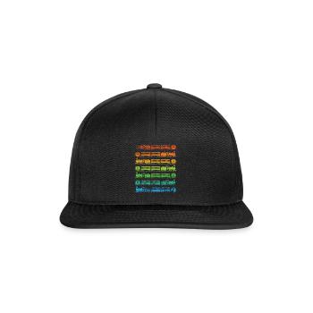 Chemin de fer conducteurs de trains miniatures - Casquette snapback - noir/noir - Devant