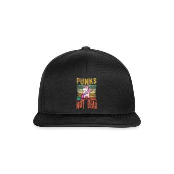 Musique punk Pas Tot Punk rock Licorne - Casquette snapback - noir/noir - Devant