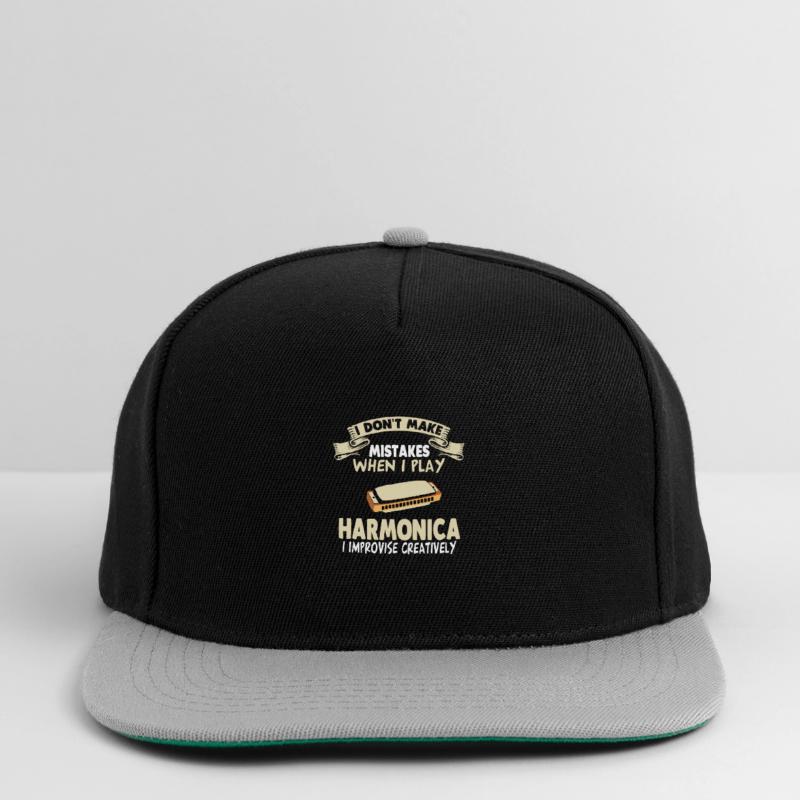 Harmonica Harmonica Chord Harmonica Harmonica Snapback Cap